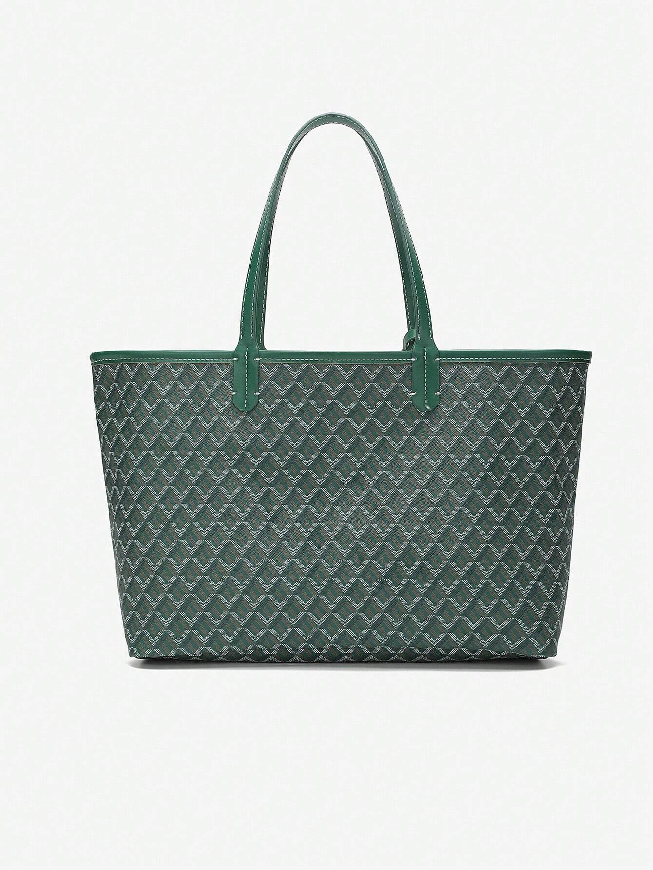 Torba damska PVC w kolorze szarym – torba shopper