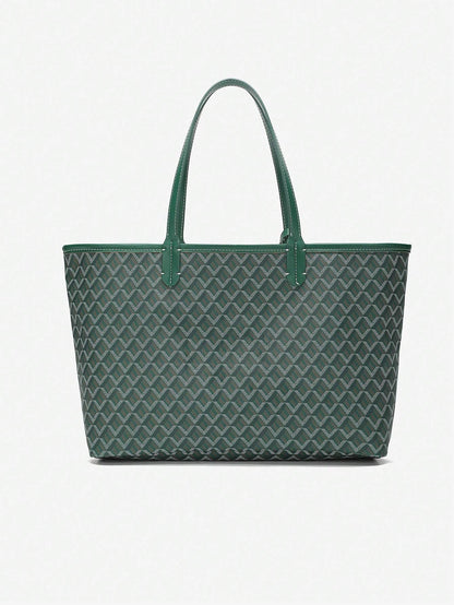 Torba damska PVC w kolorze szarym – torba shopper