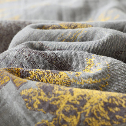 Komplet nocny kimono w stonowanych barwach ziemi