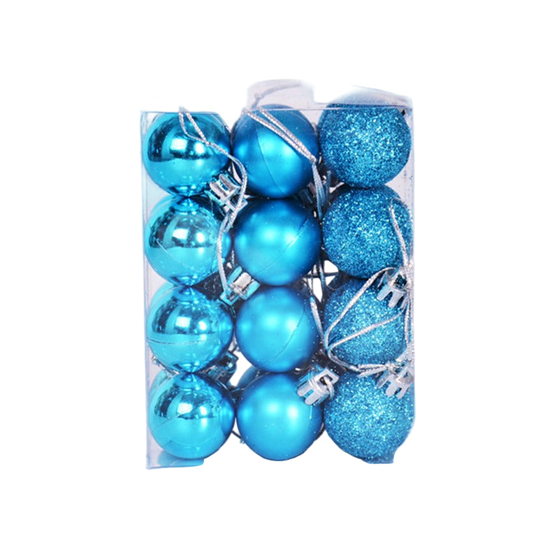 Aksamitne Ozdoby Świąteczne – Kolorowe Bombki Choinkowe na Boże Narodzenie i Nowy Rok, Zestaw Dekoracji 4 cm 0