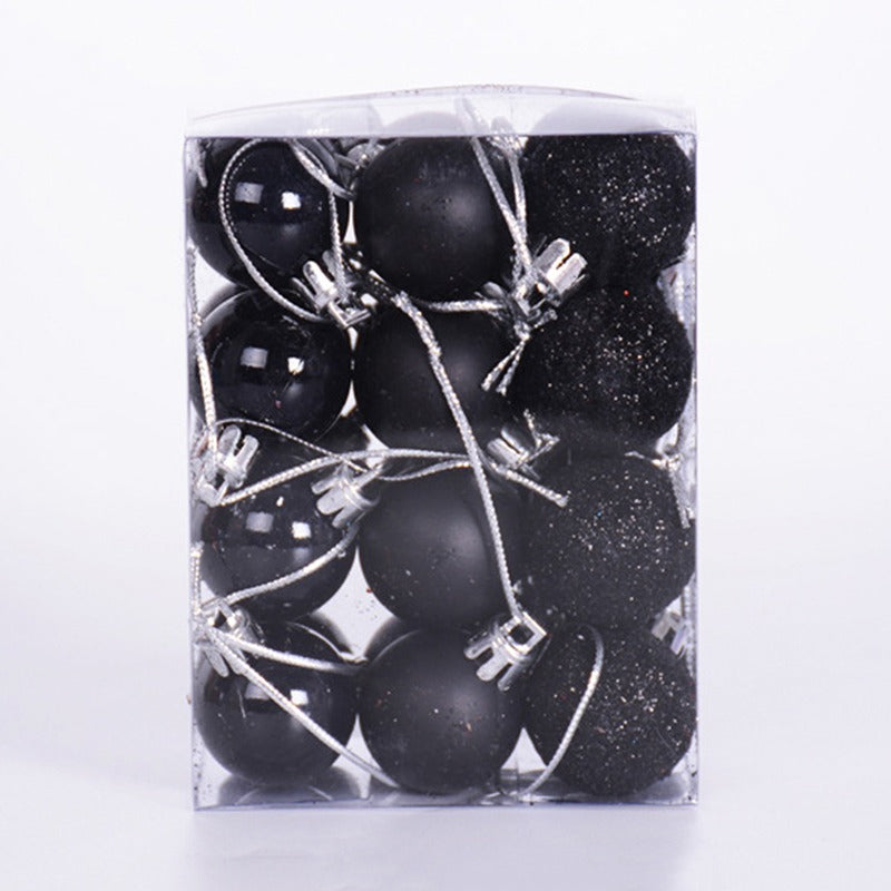 Aksamitne Ozdoby Świąteczne – Kolorowe Bombki Choinkowe na Boże Narodzenie i Nowy Rok, Zestaw Dekoracji 4 cm 4
