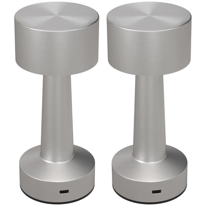 Akumulatorowa Lampka LED z Regulacją Koloru i Dotykowym Sterowaniem – Nowoczesna Lampka Nocna Biurkowa na Baterie 0