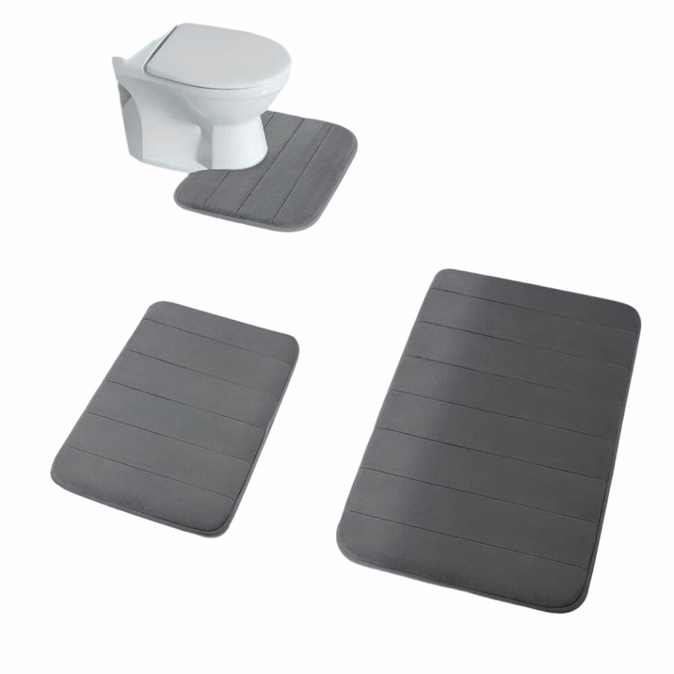 Antypoślizgowa Mata Łazienkowa Szybkoschnąca z Pianki Memory 50x80 cm – Niebieska Komfortowa Mata do Łazienki 6