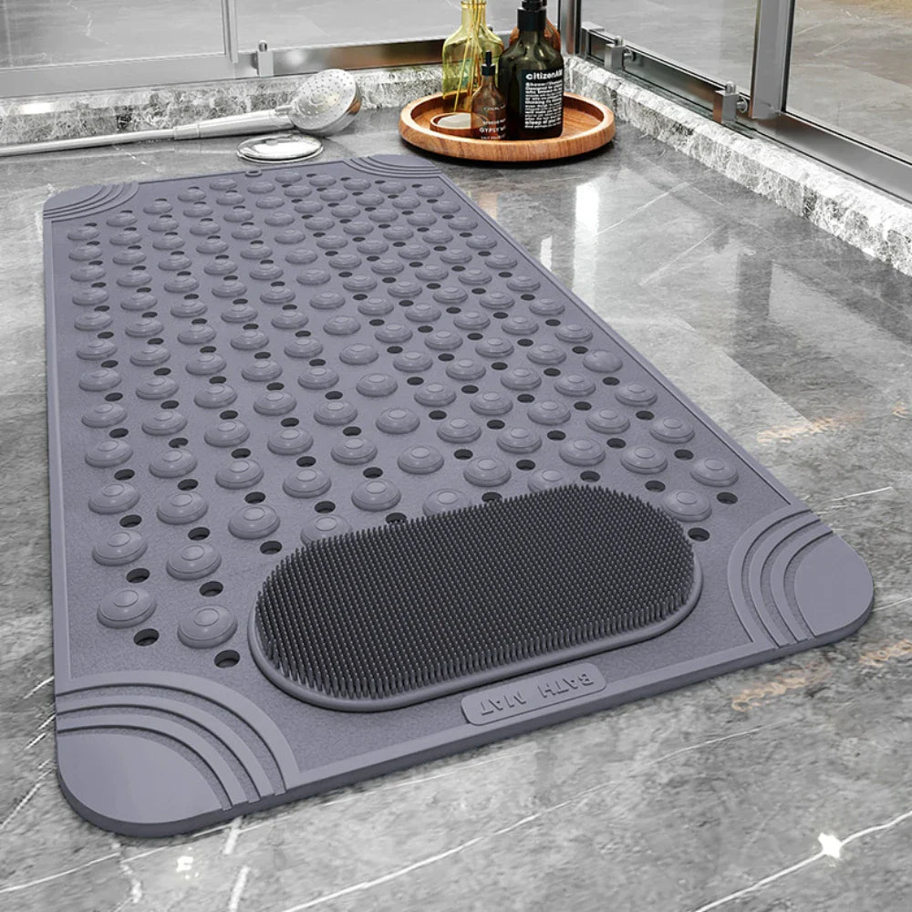 Antypoślizgowa Mata Łazienkowa z PVC z Funkcją Masażu – 70x40 cm, Przezroczysta, Bezpieczeństwo i Komfort w Łazience 2