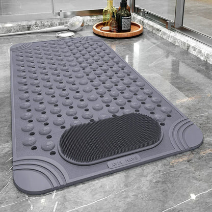 Antypoślizgowa Mata Łazienkowa z PVC z Funkcją Masażu – 70x40 cm, Przezroczysta, Bezpieczeństwo i Komfort w Łazience 2