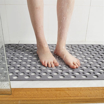 Antypoślizgowa Mata Prysznicowa 60x40 cm z Antybakteryjnym PVC – Bezpieczna i Trwała, Przezroczysta 1