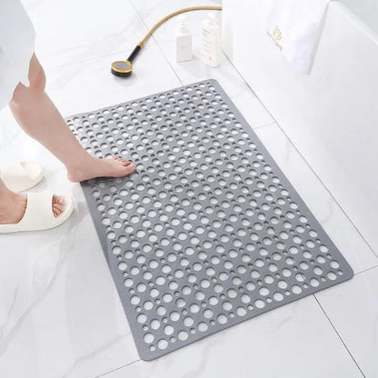 Antypoślizgowa Mata Prysznicowa 60x40 cm z Antybakteryjnym PVC – Bezpieczna i Trwała, Przezroczysta 2