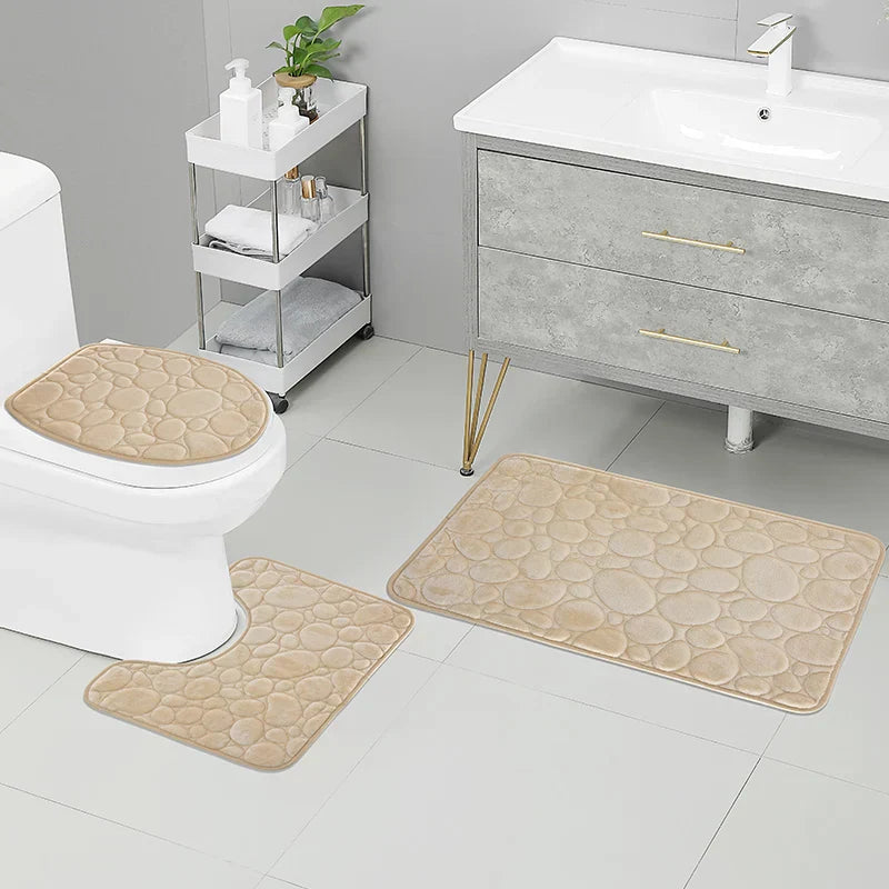 Antypoślizgowy Zestaw Ręczników Łazienkowych – Wysoka Chłonność, Komfortowy Materiał, Nowoczesny Design 3