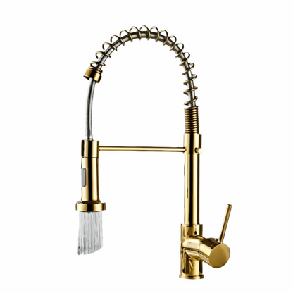 Bateria kuchenna ze stali nierdzewnej z wyciąganą wylewką – Nowoczesny kran kuchenny do stylowych wnętrz 1