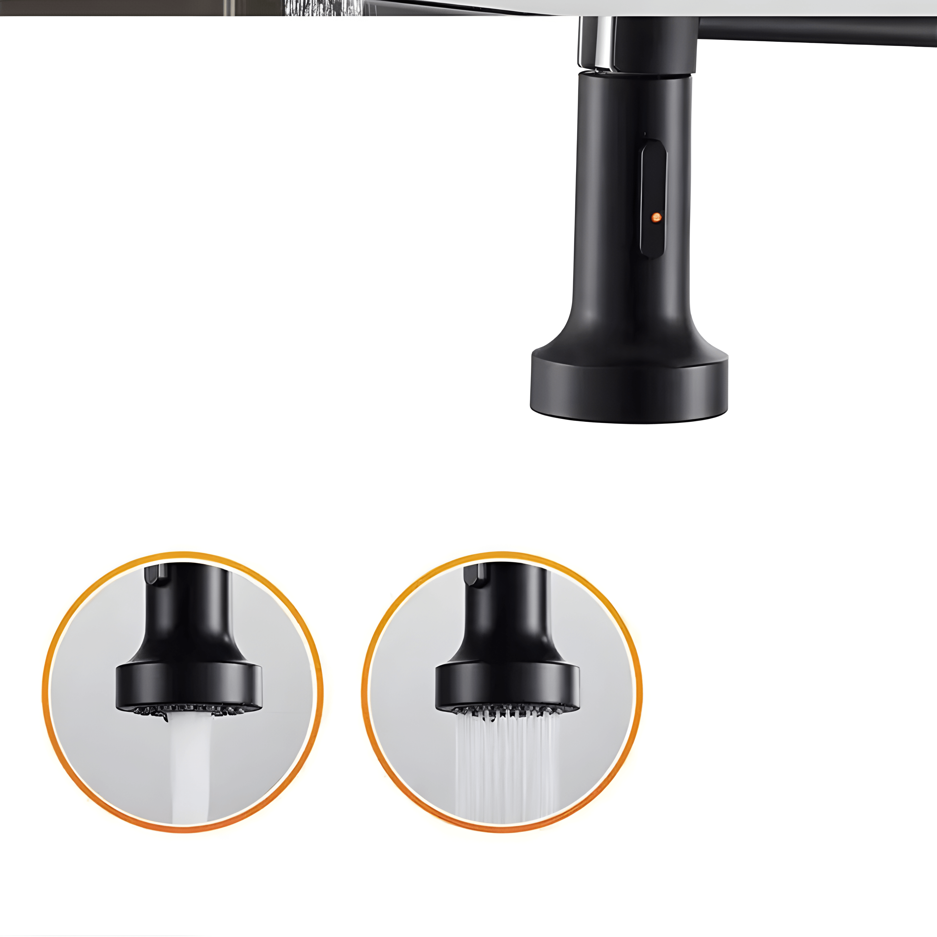 Bateria kuchenna ze stali nierdzewnej z wyciąganą wylewką – Nowoczesny kran kuchenny do stylowych wnętrz 7