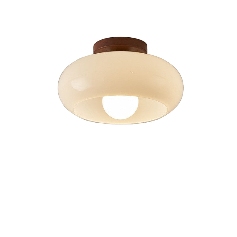 Bauhaus Kremowa Lampa Sufitowa do Sypialni – Nowoczesny Minimalistyczny Design z Ciepłym Światłem LED [lampa sufitowa] 0
