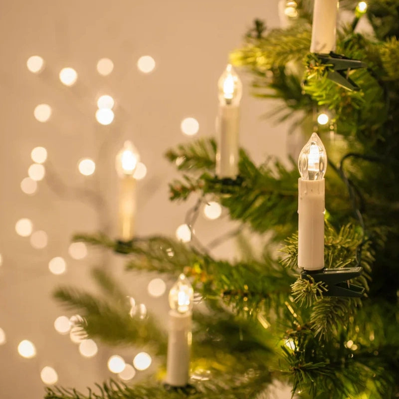 Błyskotliwe Bezprzewodowe Świece Świąteczne – Migoczący Blask Tworzy Magię Świąt [Lampki] 1