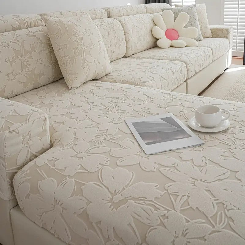 Bohotex Narzuta na Sofę – Stylowy Kwiatowy Design, Ochrona Mebli, Łatwe Dopasowanie [narzuta na sofę] 2