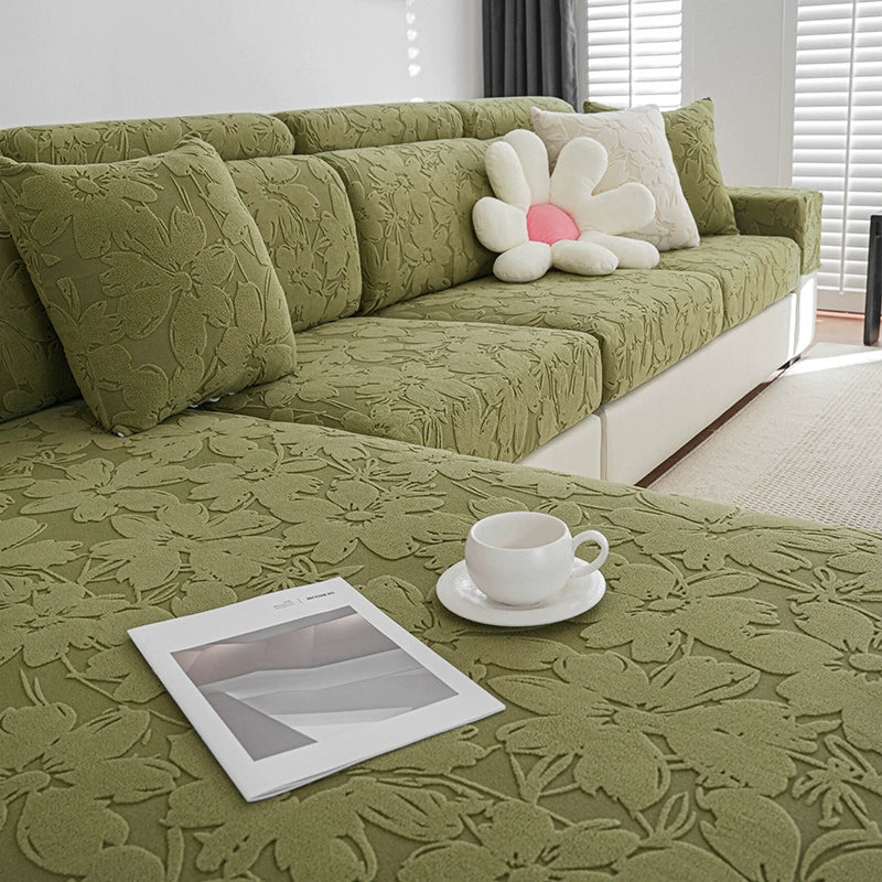 Bohotex Narzuta na Sofę – Stylowy Kwiatowy Design, Ochrona Mebli, Łatwe Dopasowanie [narzuta na sofę] 5