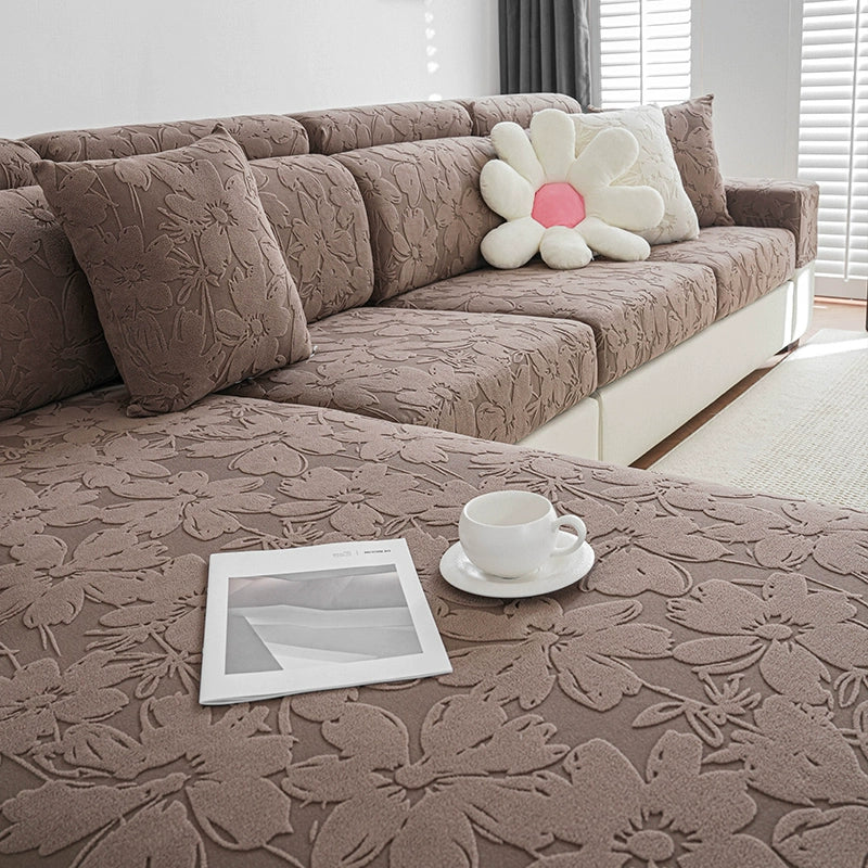 Bohotex Narzuta na Sofę – Stylowy Kwiatowy Design, Ochrona Mebli, Łatwe Dopasowanie [narzuta na sofę] 7