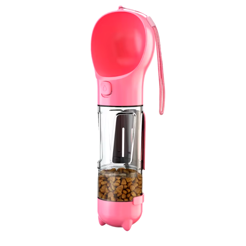 Butelka na Wodę dla Psa 500 ml z Podajnikiem Karmy – Przenośna Butelka dla Psa, Idealna na Spacery i Podróże 14