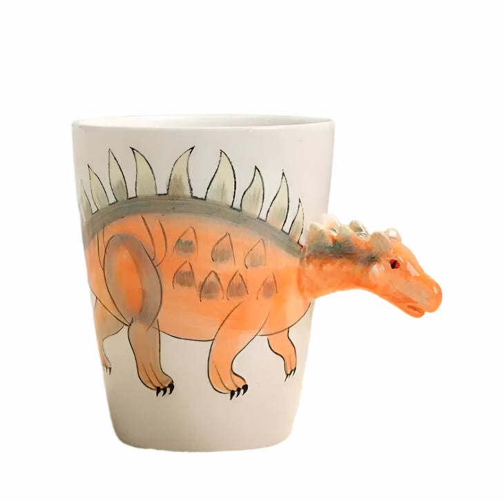 Ceramiczny Kubek Dinozaur 350ml – Ręcznie Malowany, Unikalny Design 3D, Idealny do Kawy i Herbaty 2