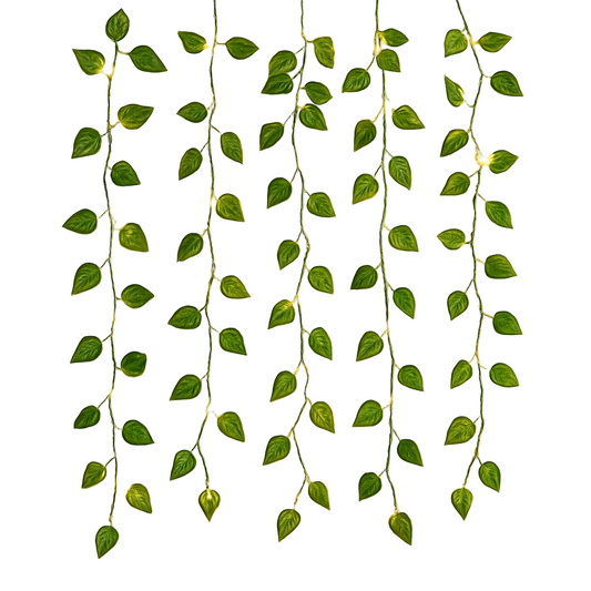 Energooszczędne Świąteczne Światła LED w Kształcie Zielonych Liści do Dekoracji – Bezpieczne dla Dzieci, Długotrwałe i Nowoczesne