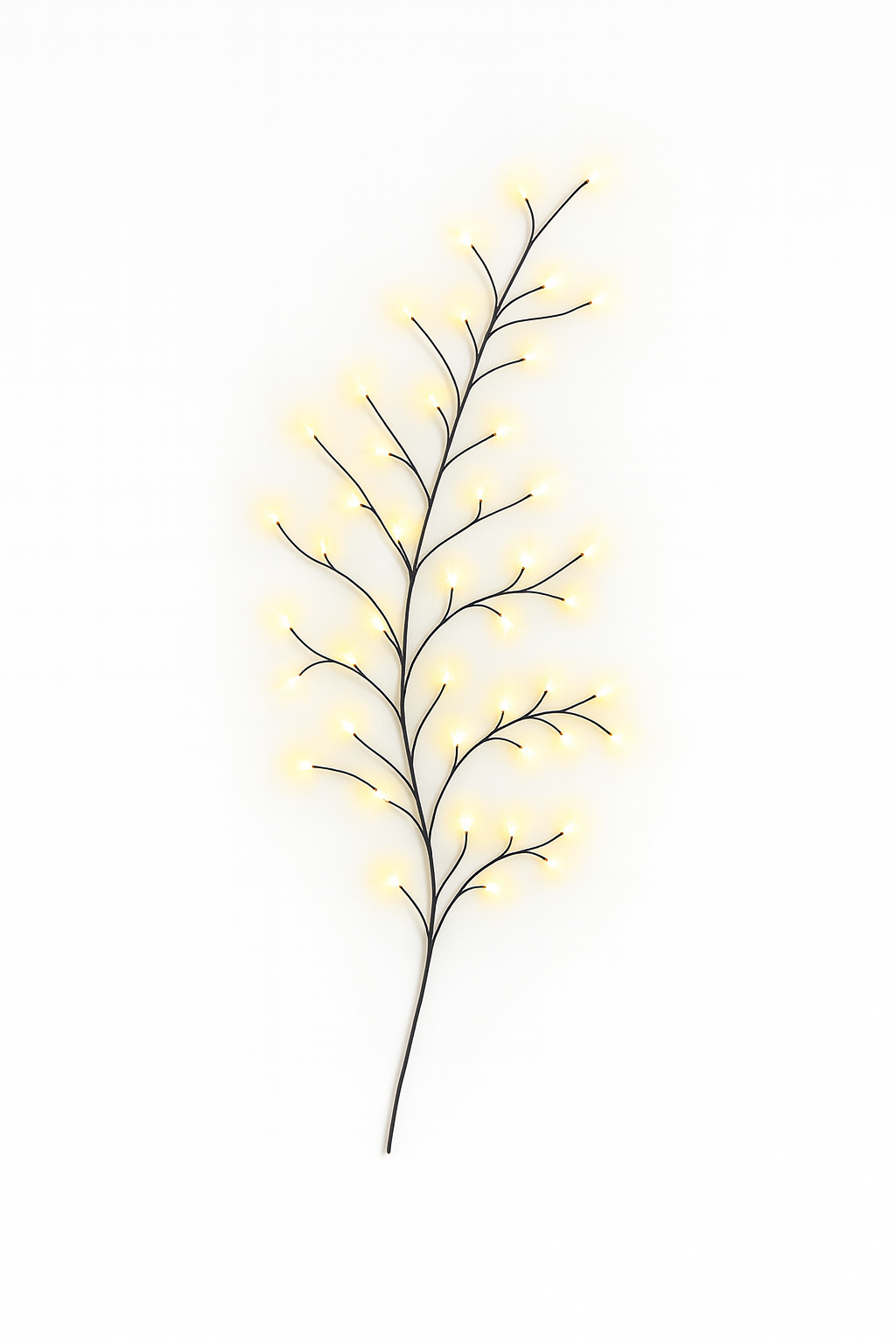 Zaczarowana Wierzba LED 230 cm z Pilotem – Dekoracyjne Oświetlenie z 5 Poziomami Jasności i Funkcją Timera, Ciepłe Białe Światło