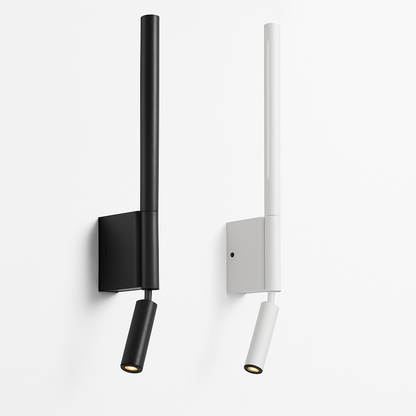 Czarny Kinkiet Ścienny LED – Minimalistyczna Lampa na Ścianę do Salonu i Sypialni