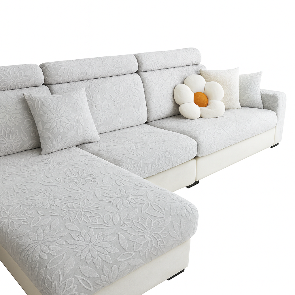 Cameron Narzuta na Sofę – Elegancki Żakard, Łatwe Czyszczenie, Ochrona Mebli dla Właścicieli Zwierząt [narzuta na sofę]
