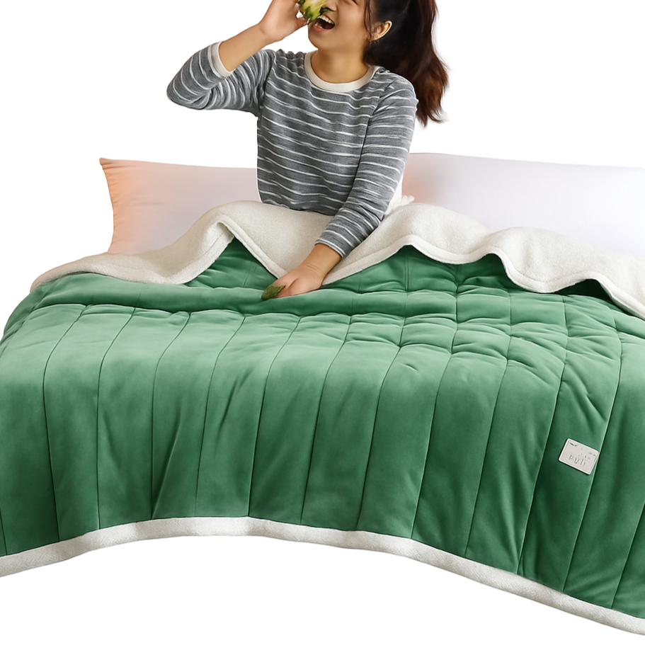 Ciepły Koc Sherpa Fleece, Supermiękki i Wszechstronny, Idealny do Relaksu, 120x200 cm, 150x200 cm, 180x200 cm