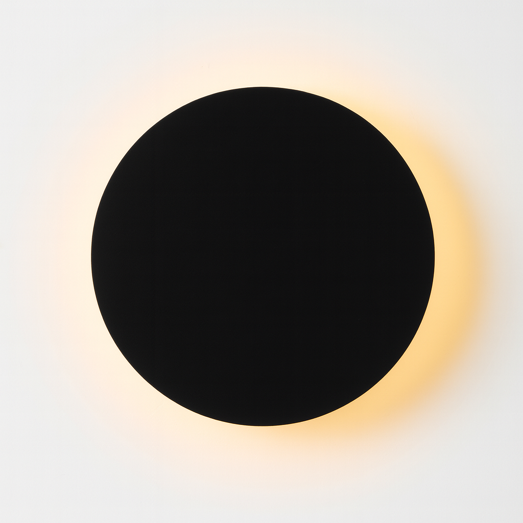 Nowoczesna Okrągła Lampa Ogrodowa LED z Metalową Ramą, Energooszczędna, IP65, Do Ogrodu i Tarasu, Biała/Czarna