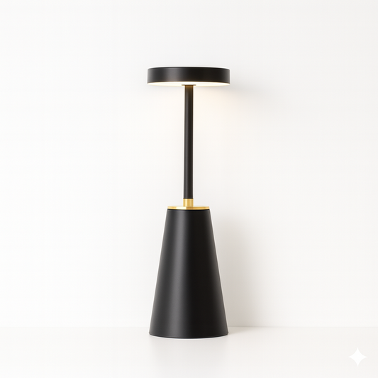 Nowoczesna Bezwprzewodowa Lampa Stołowa LED z Dimmerem – Stylowa Lampka Nocna Do Salonów i Sypialni