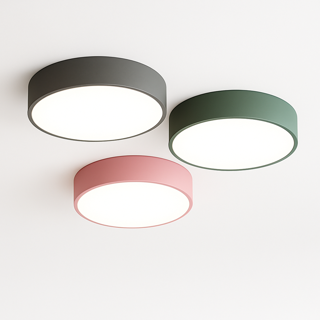 Okrągła Lampa Sufitowa LED – Nowoczesny Design, Jasne Oświetlenie do Sypialni i Salonu [lampa sufitowa]