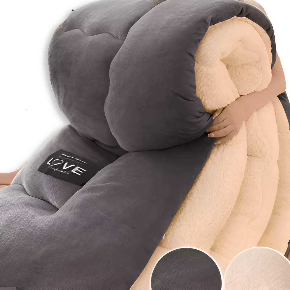 Ciepły Gruby Koc Wełniany 150x200cm – Oddychający Materiał, Idealny na Zimowe Noce 10