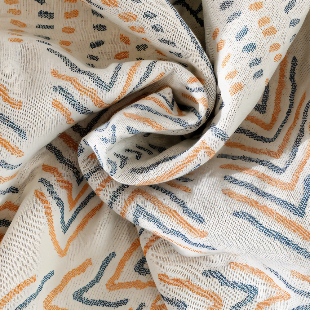 Ciepły Koc Bawełniany 150x200 cm, Odwracalny Pled Boho w Stylu Geometricznym, Idealny na Wszystkie Pory Roku 6