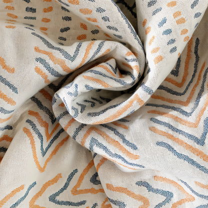 Ciepły Koc Bawełniany 150x200 cm, Odwracalny Pled Boho w Stylu Geometricznym, Idealny na Wszystkie Pory Roku 6