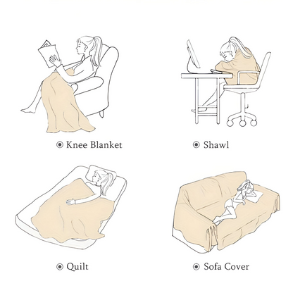 Ciepły Koc Bawełniany 150x200 cm, Odwracalny Pled Boho w Stylu Geometricznym, Idealny na Wszystkie Pory Roku 8