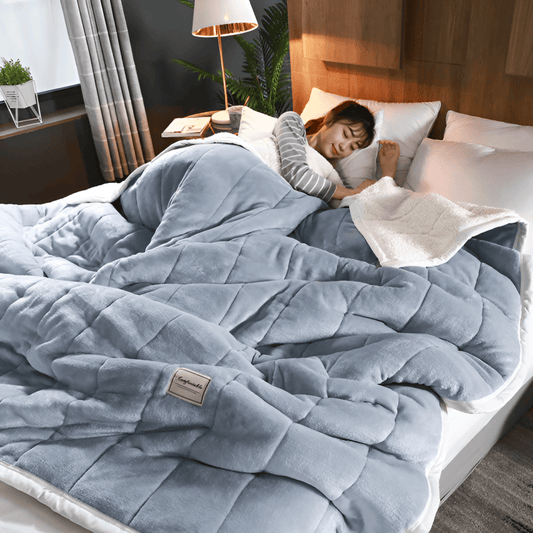 Ciepły Koc Sherpa Fleece, Supermiękki i Wszechstronny, Idealny do Relaksu, 120x200 cm, 150x200 cm, 180x200 cm 0