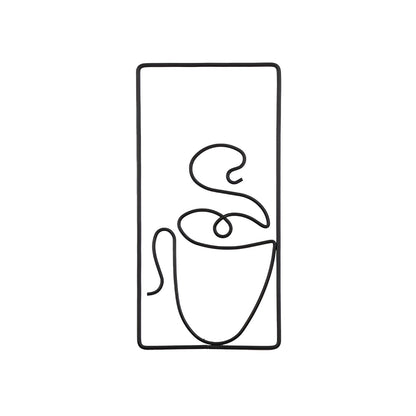 CuppaMood Ozdoba Ścienna – Estetyczna Filiżanka Kawy do Wnętrz i na Zewnątrz [dekoracja ścienna] 7