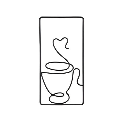 CuppaMood Ozdoba Ścienna – Estetyczna Filiżanka Kawy do Wnętrz i na Zewnątrz [dekoracja ścienna] 8