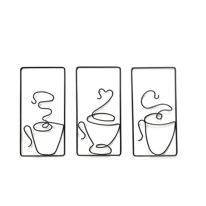 CuppaMood Ozdoba Ścienna – Estetyczna Filiżanka Kawy do Wnętrz i na Zewnątrz [dekoracja ścienna] 9