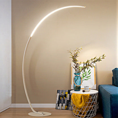 Czarna Lampa Podłogowa LED 170 cm z Minimalistycznym Designem - Energooszczędna Lampa Stojąca do Nowoczesnych Wnętrz 3