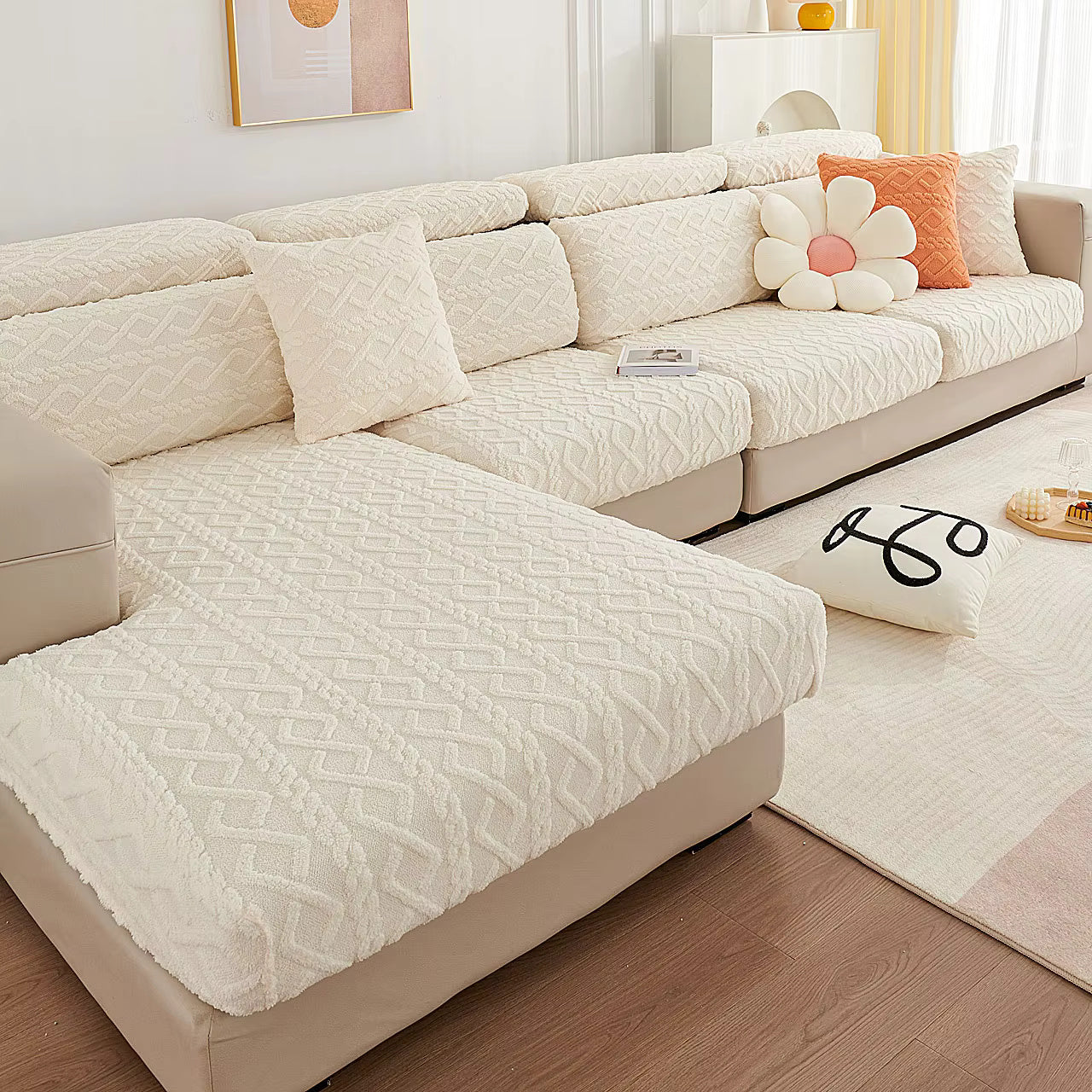 Czarna Narzuta na Sofę Coverfect – Elegancka Aksamitna Ochrona Przed Zabrudzeniami Narzuta na Sofę 0