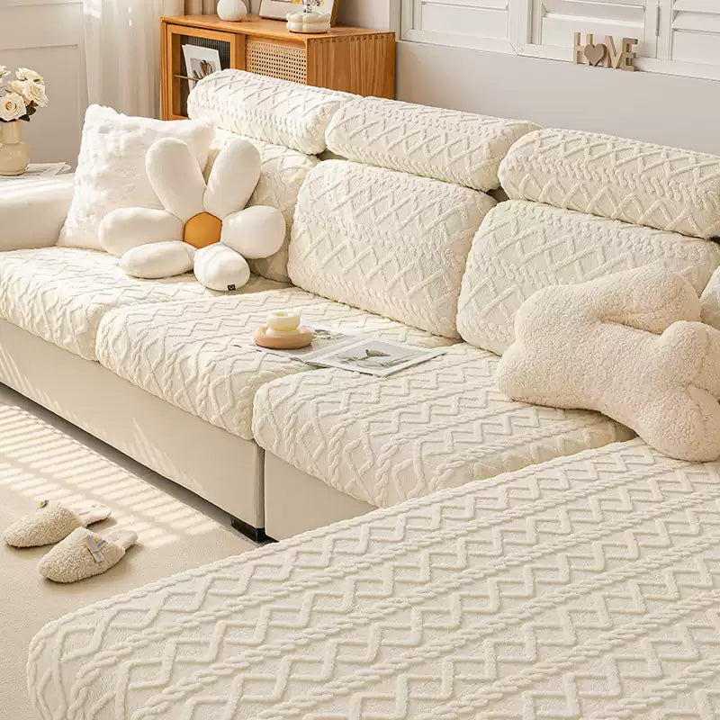 Czarna Narzuta na Sofę Coverfect – Elegancka Aksamitna Ochrona Przed Zabrudzeniami Narzuta na Sofę 1