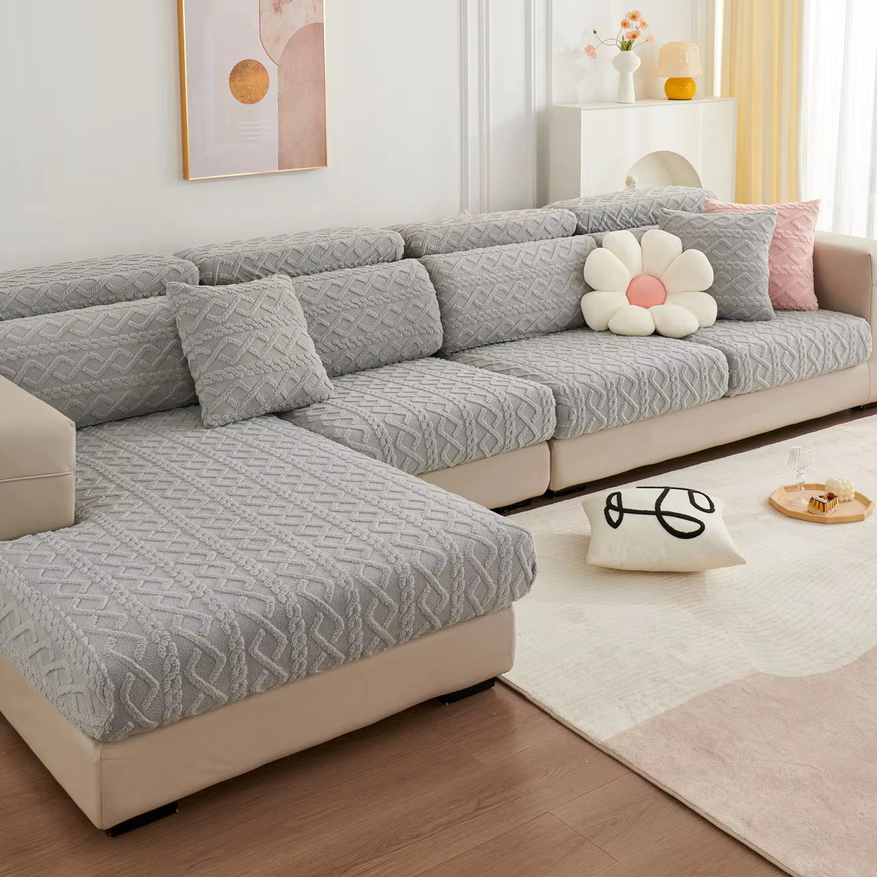 Czarna Narzuta na Sofę Coverfect – Elegancka Aksamitna Ochrona Przed Zabrudzeniami Narzuta na Sofę 2