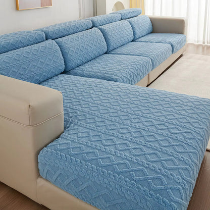 Czarna Narzuta na Sofę Coverfect – Elegancka Aksamitna Ochrona Przed Zabrudzeniami Narzuta na Sofę 6