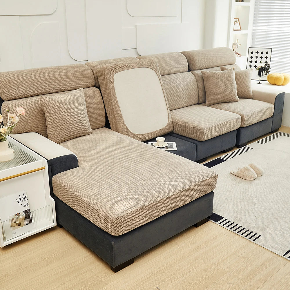 Czarna Sofa Coverfect Uniwersalny Pokrowiec na Sofę – Elastyczna Wodoodporna Tkanina Ochronna [pokrowiec na sofę] 3