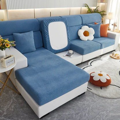 Czarna Sofa Coverfect Uniwersalny Pokrowiec na Sofę – Elastyczna Wodoodporna Tkanina Ochronna [pokrowiec na sofę] 6