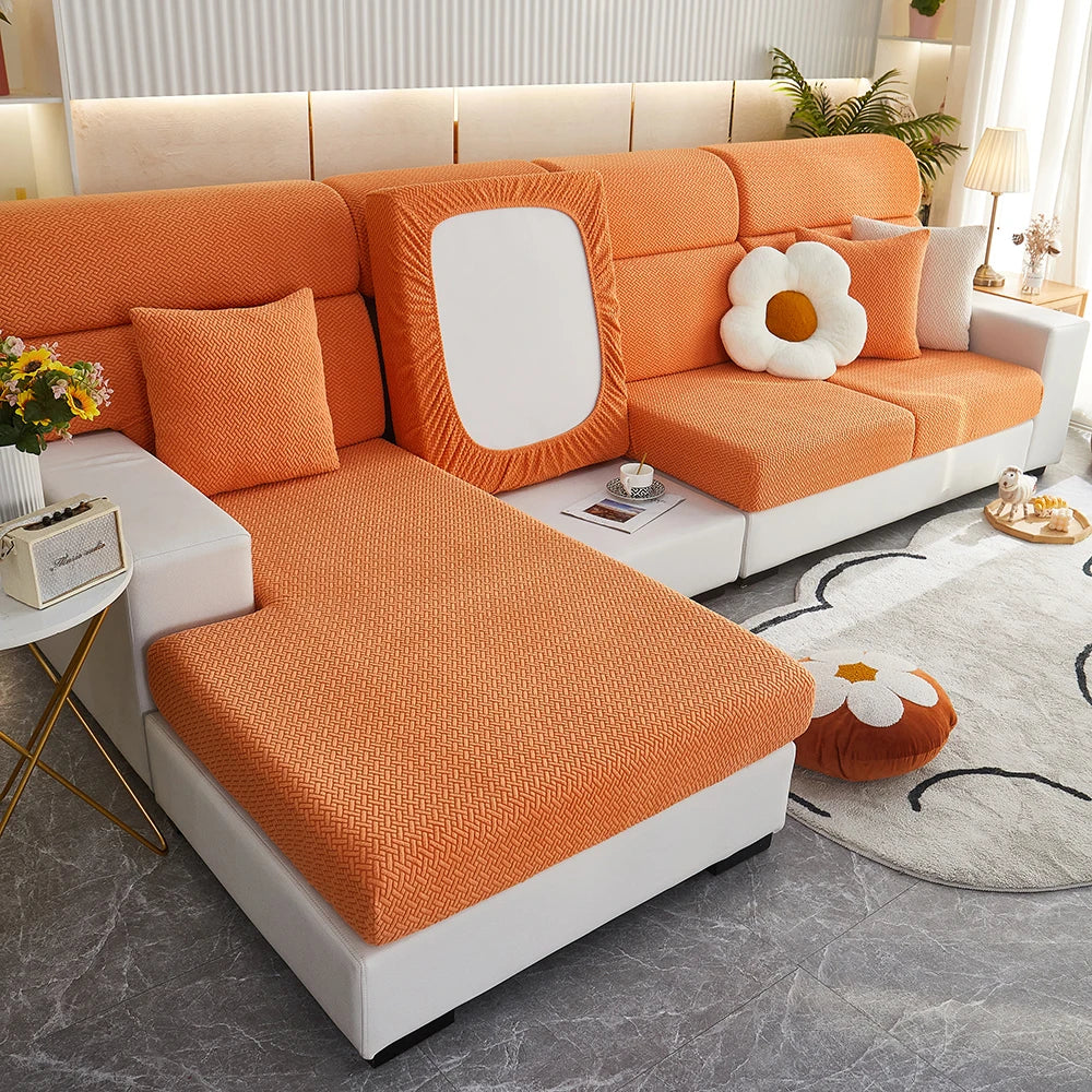 Czarna Sofa Coverfect Uniwersalny Pokrowiec na Sofę – Elastyczna Wodoodporna Tkanina Ochronna [pokrowiec na sofę] 7