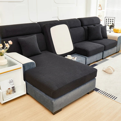 Czarna Sofa Coverfect Uniwersalny Pokrowiec na Sofę – Elastyczna Wodoodporna Tkanina Ochronna [pokrowiec na sofę] 9