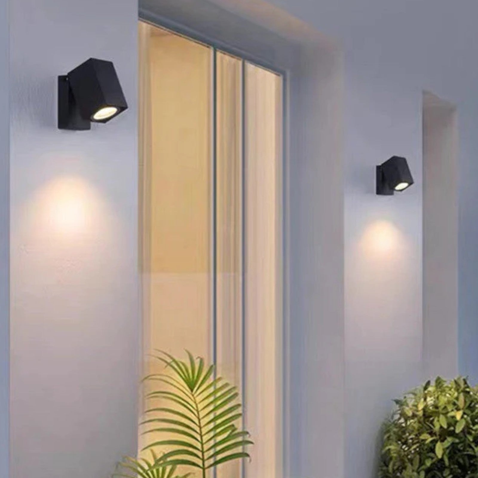 Czarny Kinkiet Ścienny LED Luna Arc – Nowoczesna Lampa Zewnętrzna, Wodoodporna, Energooszczędna 2