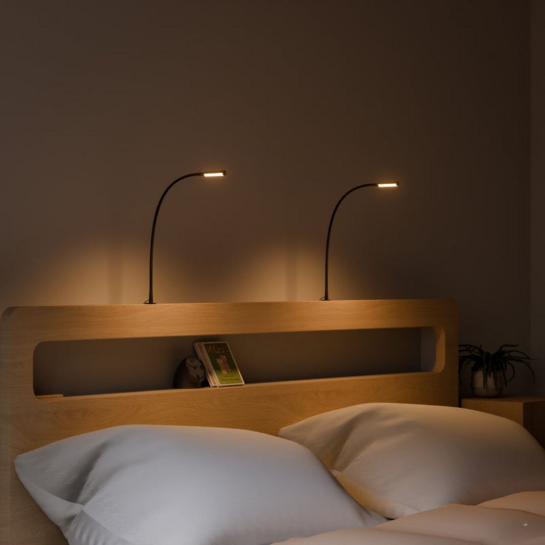 Czarny Kinkiet Ścienny z Regulowanym Światłem – Minimalistyczna Lampa na Ścianę do Sypialni i Salonu 0