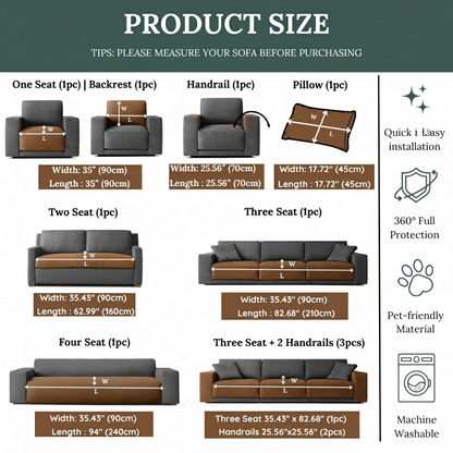 Czaruś Uniwersalny Pokrowiec na Sofę – Stylowy Design i Ochrona Mebli Pokrowiec na Sofę 7