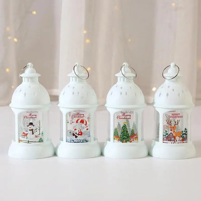 Dekoracyjna Latarnia Bożonarodzeniowa z LED i Figurką – Idealna na Święta 2